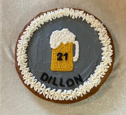 beer cookie cake